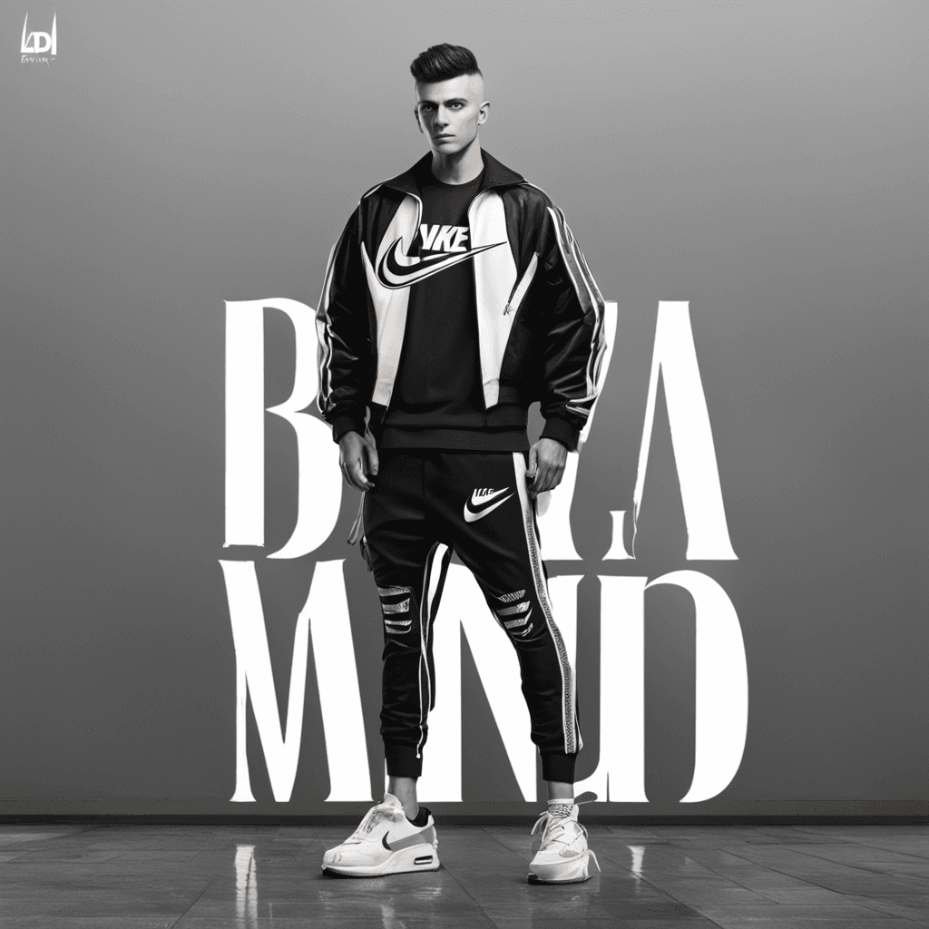 hero guy dressed in black and white jacket, jean pants, Nike shoes, short shaved hair, black eyes, is standing on a name "Batal Masry”, text with , photo, 4d render, typography ,,real , dark fantasy, 


