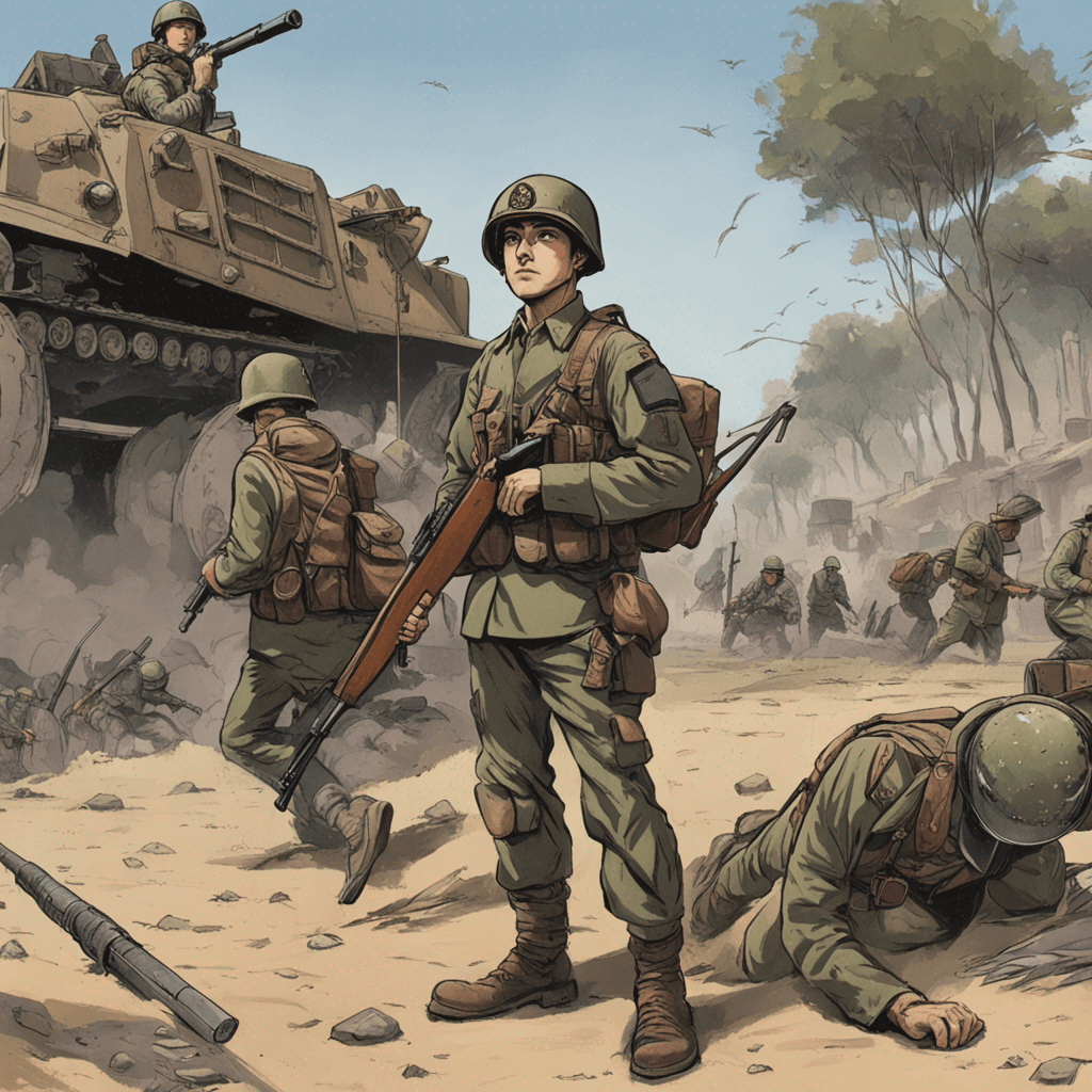 Ryan soldier in a second war world 