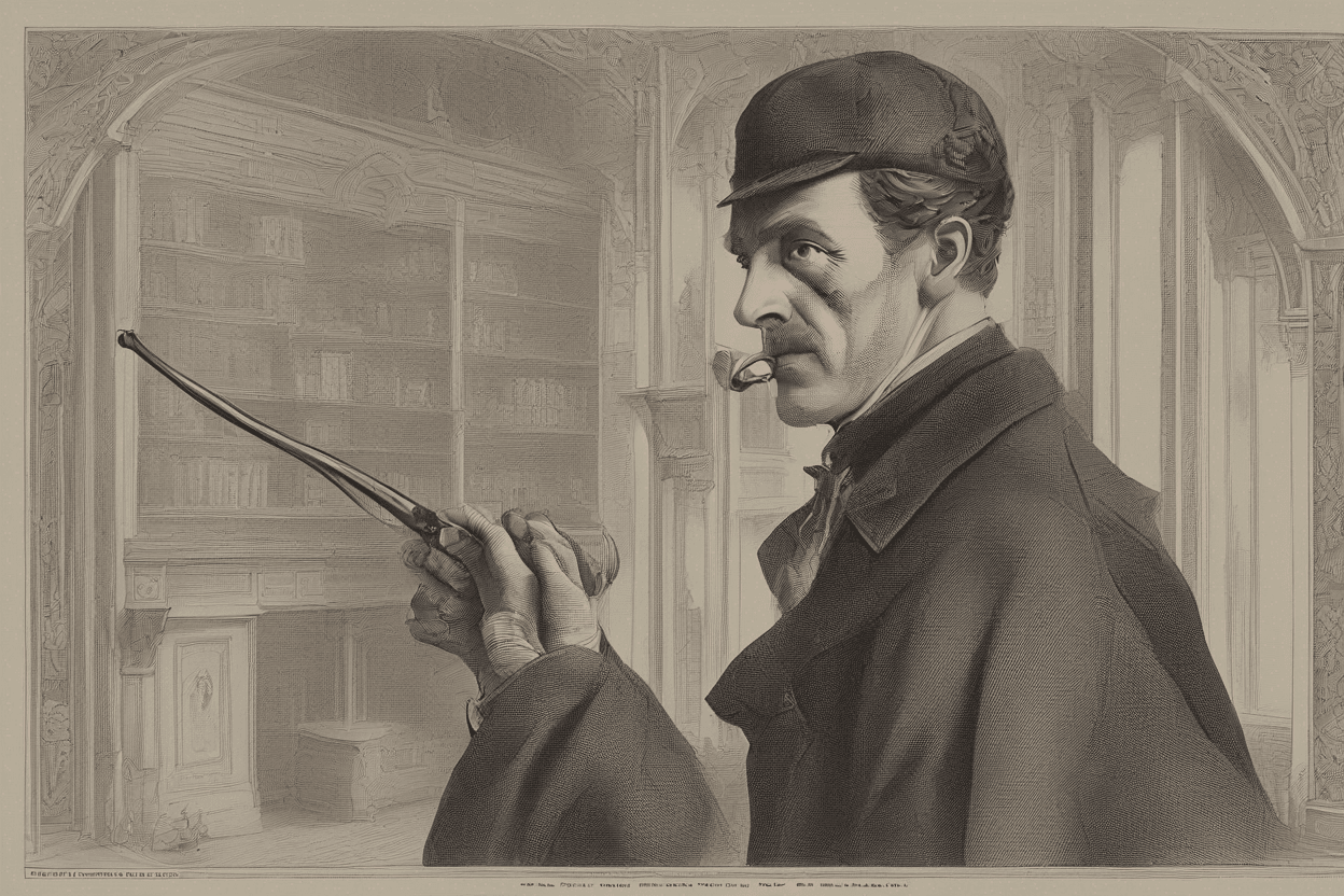 sherlock holmes a pipe