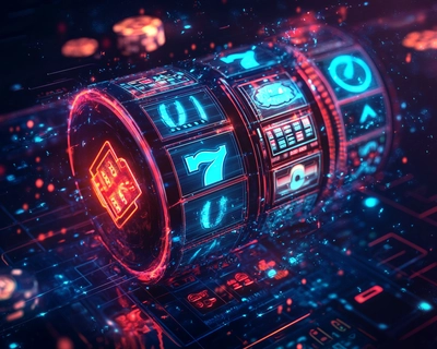 A picture of a slotachine game with this code word hidden inside 
HeroBet22