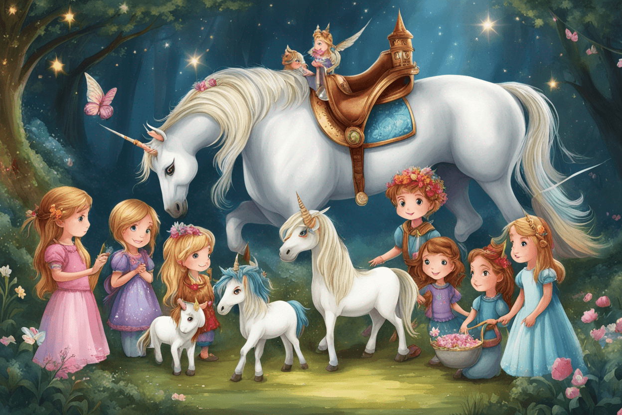 fairy tale unicorn children