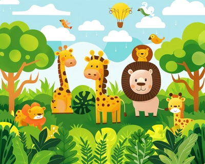 zoo with animal