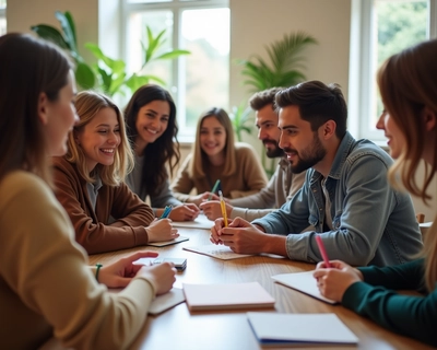 An English Learner Group is a friendly and supportive community where people come together to improve their English speaking, listening, reading, and writing skills. Members practice through conversations, group activities, vocabulary building, and interactive discussions in a relaxed environment. It helps learners gain confidence, learn from each other, and use English in real-life situations while making new friends.
