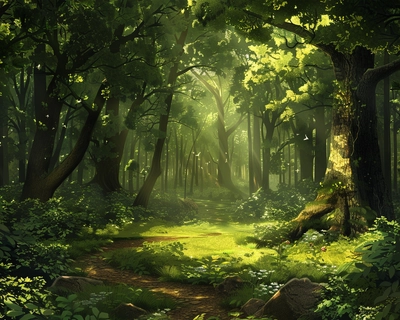 A picture of forest 