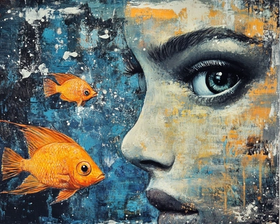 A picture with fish