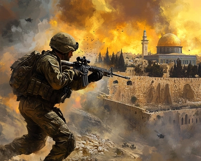 Create for me a picture of the war in Israel during this period