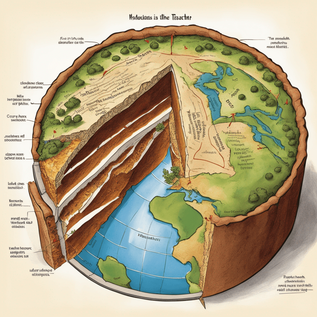 act as science teacher, create a puzzle about layers of the Earth(i.e. crust, mantle and core). make it interactive and precise