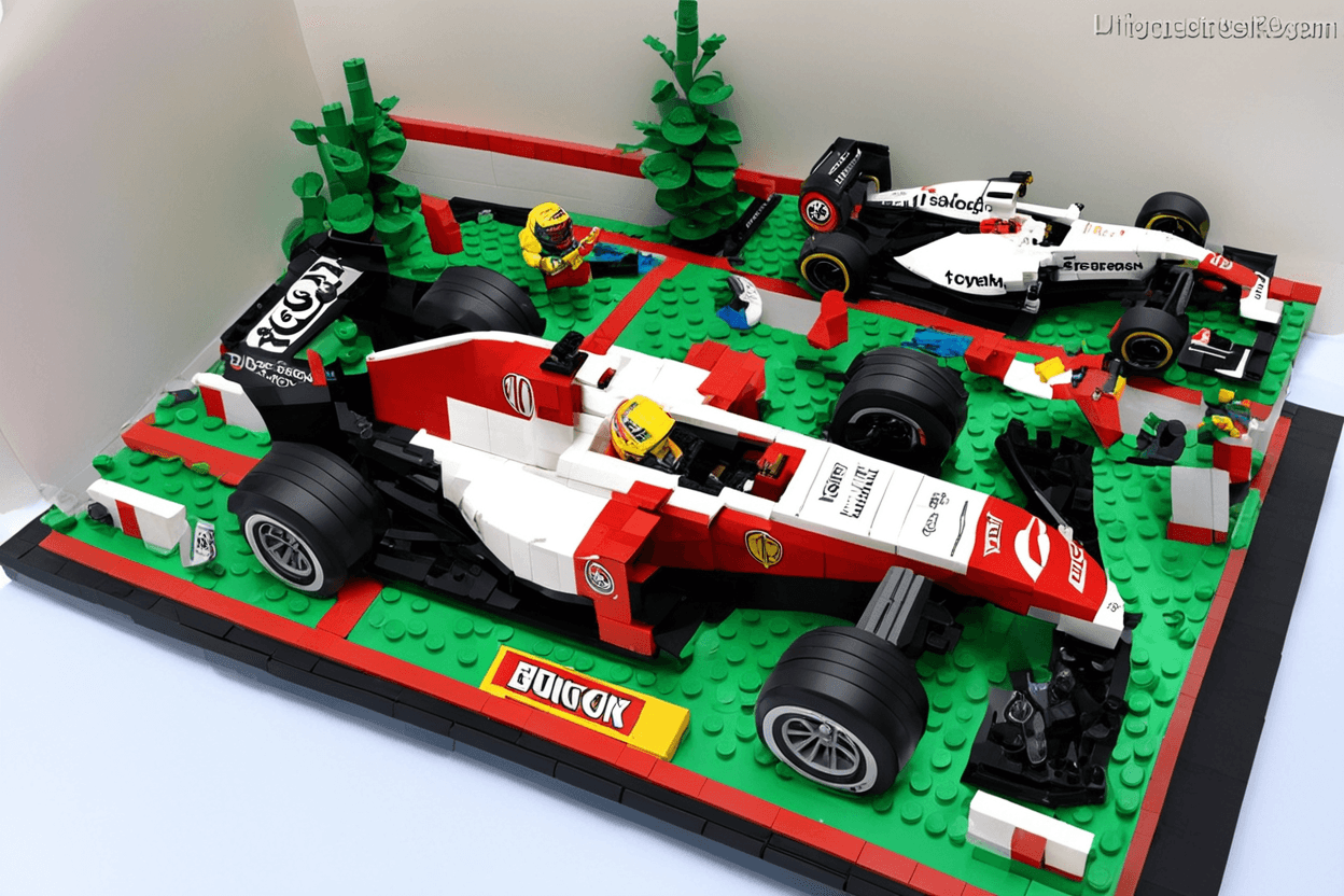 Lego scene of F1 