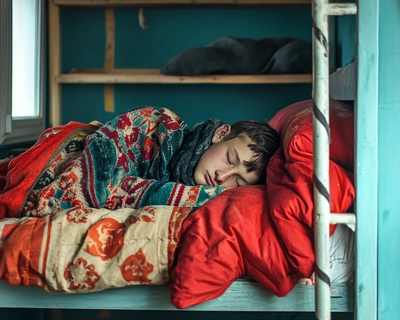 Puzzle for functions of sleeping in Kazakh language for school 