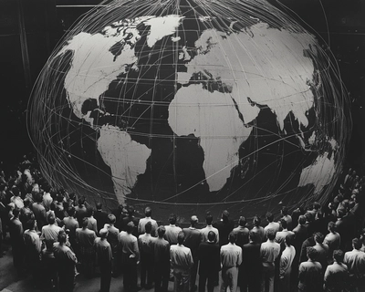 Rebuilding the world economy and internal linking production across country (jigsawpuzzle )postwar economy 