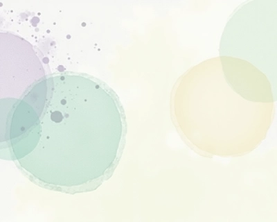 Abstract watercolor background in soft psychology-themed colors: pale lavender, soft sage green, gentle sky blue, and warm cream. Very faint overlapping circles and brain-like patterns in extremely low opacity. Evokes feelings of calm and introspection. Minimalist, clean, crossword-puzzle friendly design. White space prioritized., highly detailed, rich textures, intricate details