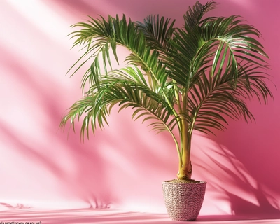 A picture of a date palm with the question "Is this something you can buy and use?"