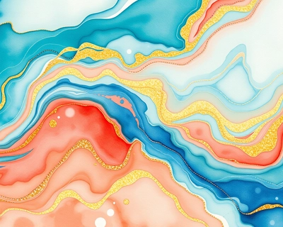 an abstract artistic composition, watercolor painting style, soft flowing colors, delicate brushstrokes, artistic watercolor technique, highly detailed, rich textures, intricate details