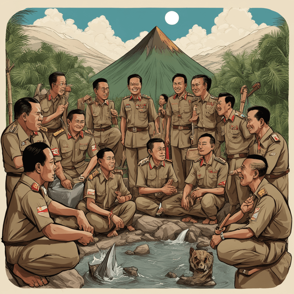 Images depicting brotherhood must have elements of brilliance and camp and indonesia