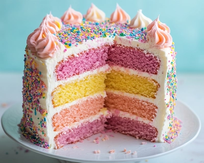 make a yummy cake with 6 piece of puzzle

