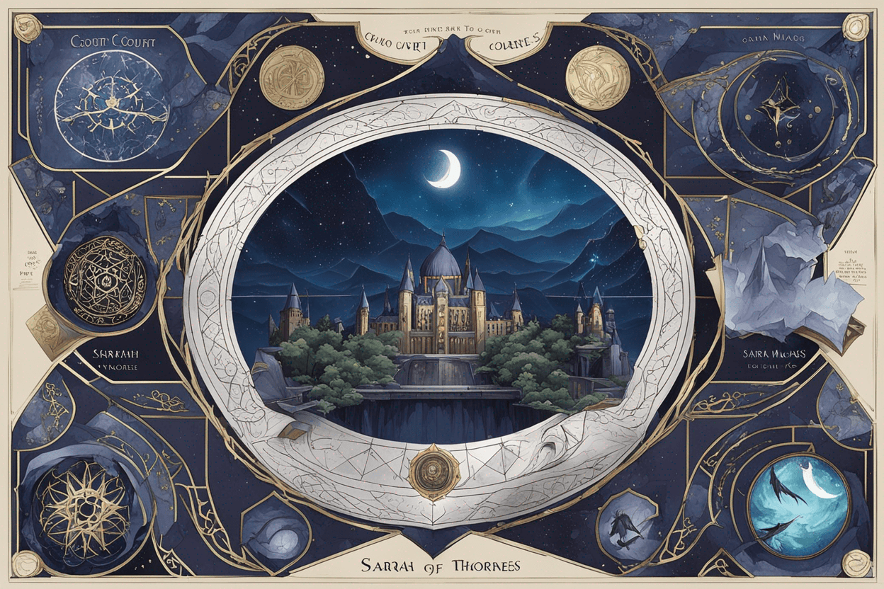build a puzzle of the night court from Sarah Maas Court of Thornes book series. 