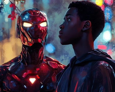 Ironman with Miles Morales