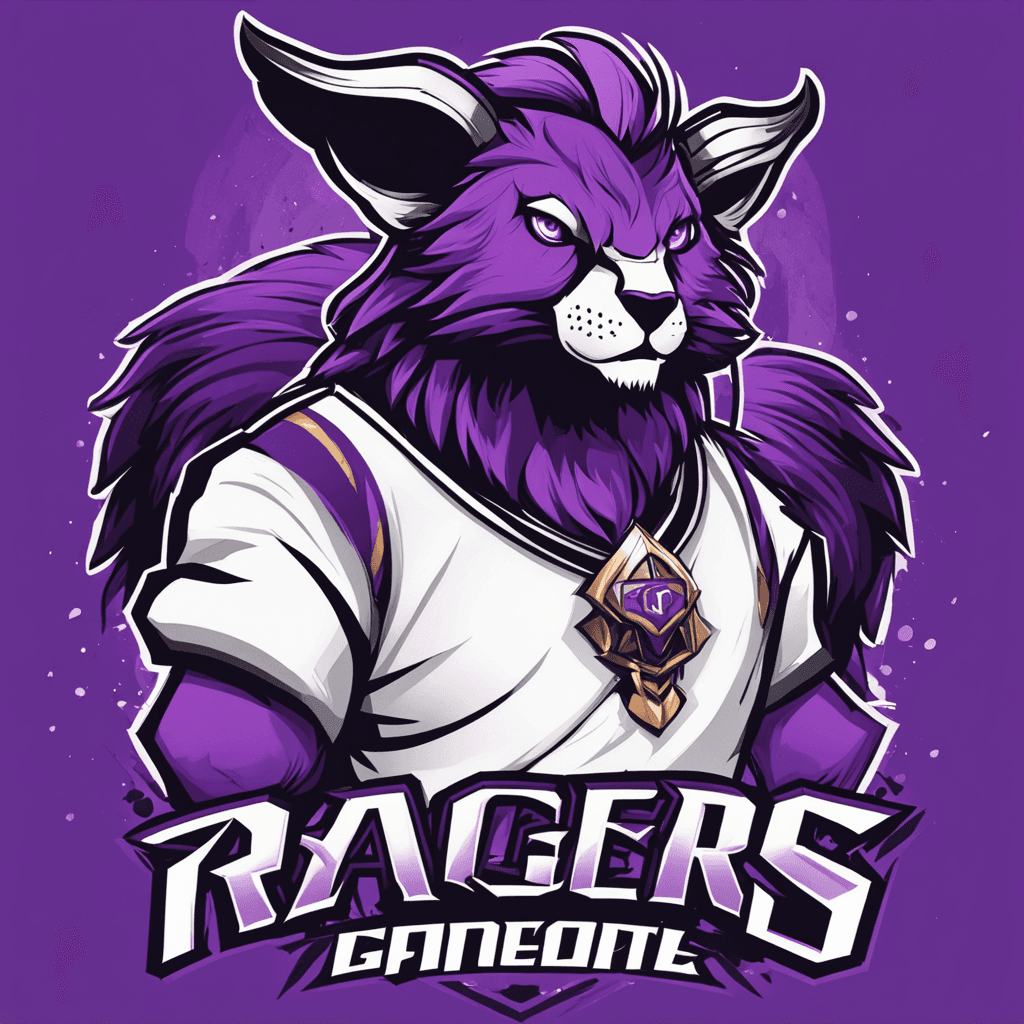 Purple esports shirt with a unique design for the Ragers e-Sports team