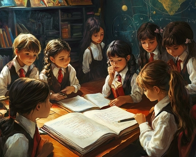  5th grade. Maths, History, Social Sciences, Physical Education, Turkish, English, Science, Art, Music and etc.
