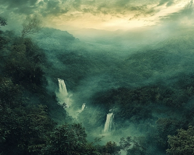 a picture of a jaminan sosial landscape 
