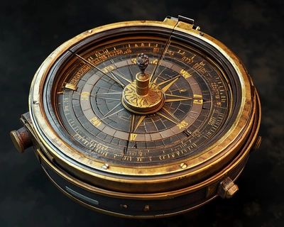 A compass that uses number 1-20 to create the compass
