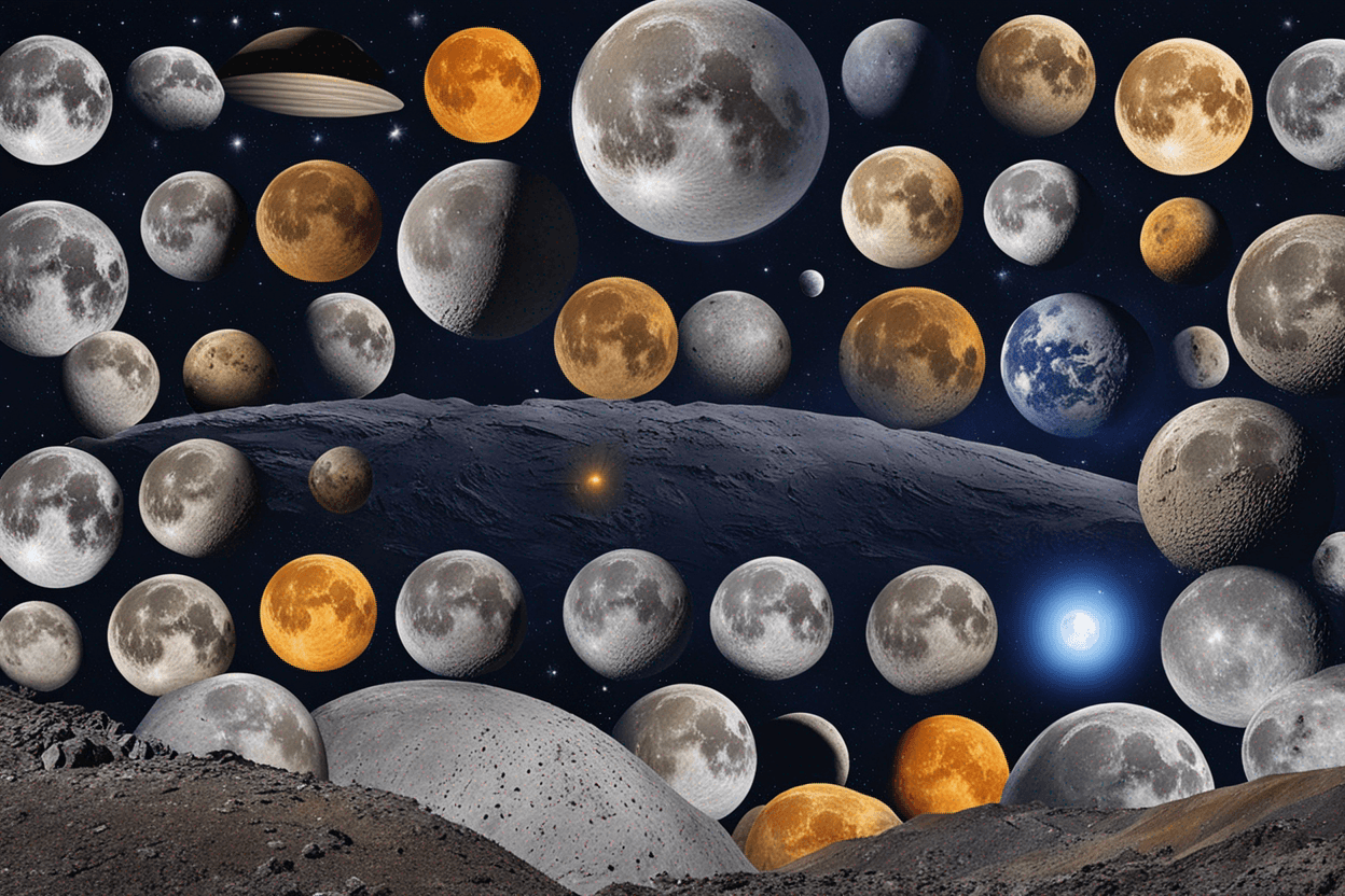 round moon jigsaw puzzle, moon related things

