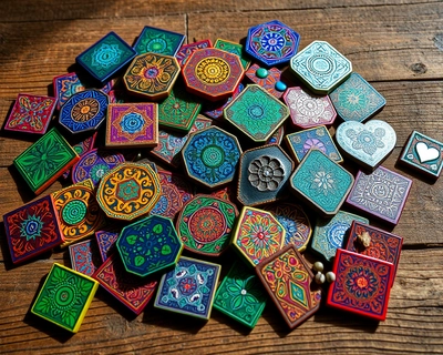 plain puzzle pices layout 252 pieces
, highly detailed, rich textures, intricate details