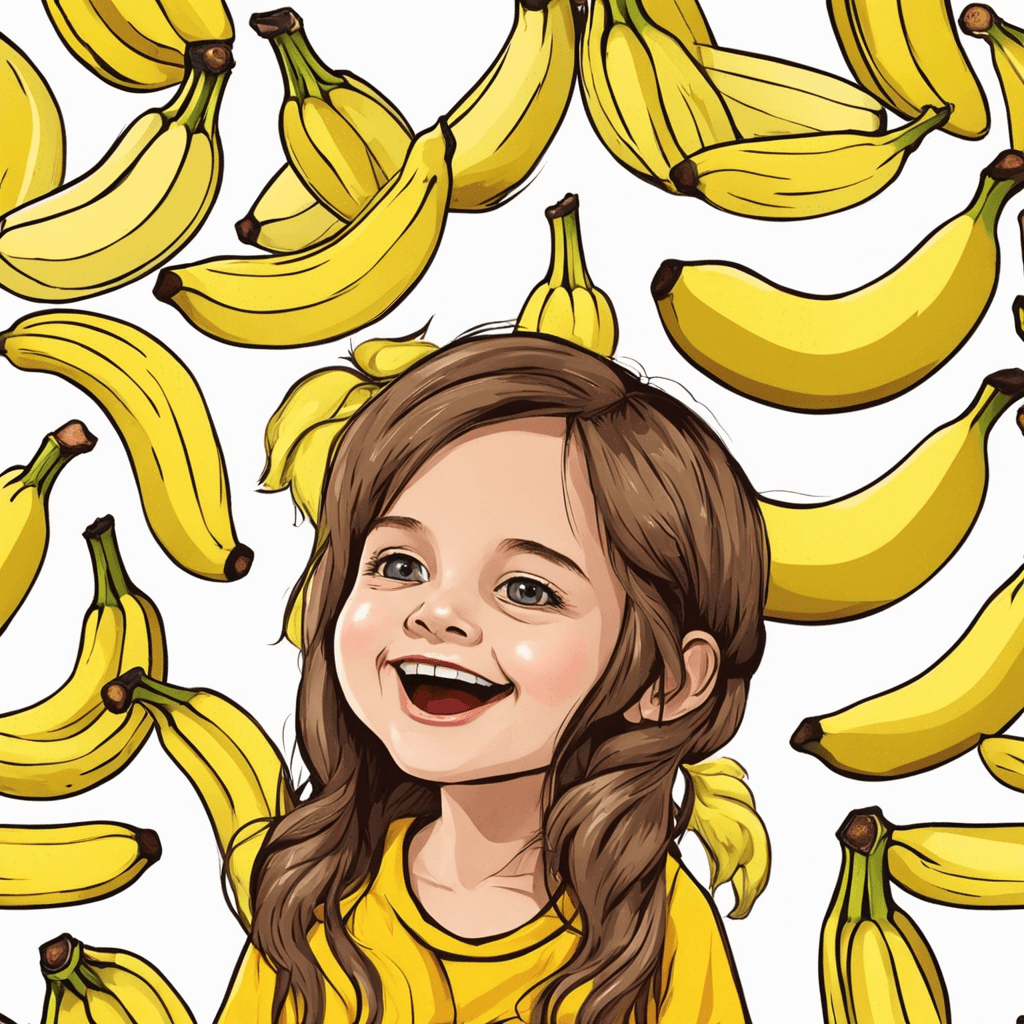 child style, many banana, fun style 
