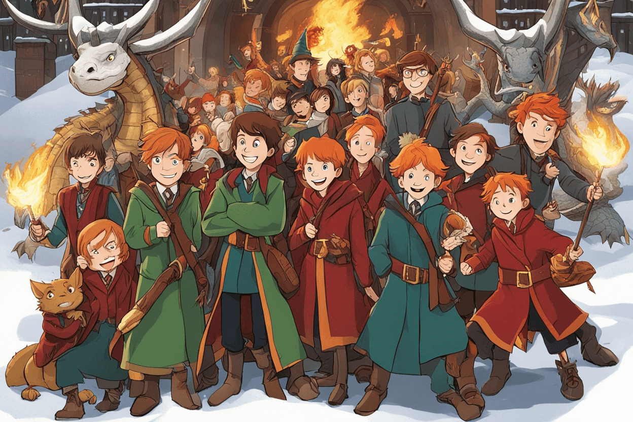 Charlie, the Weasleys, and dragons! It will surely be a fiery Christmas for all!