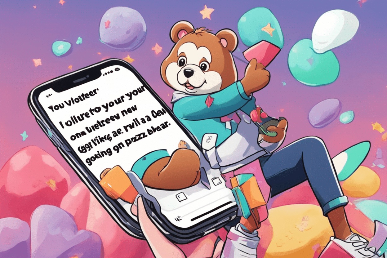 A comment on tiktok that says " I'll volunteer to draw your new pfp pookie bear" with an reply that says " you're going on a puzzle"