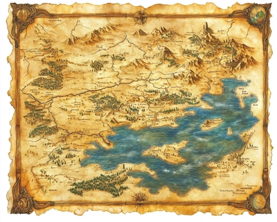 Mapa de la tierra santa, generame las siguientes piezas de puzzle: Belén, Desierto de Judea, Mar de Galilea y Magdala, El Río Jordán, 
