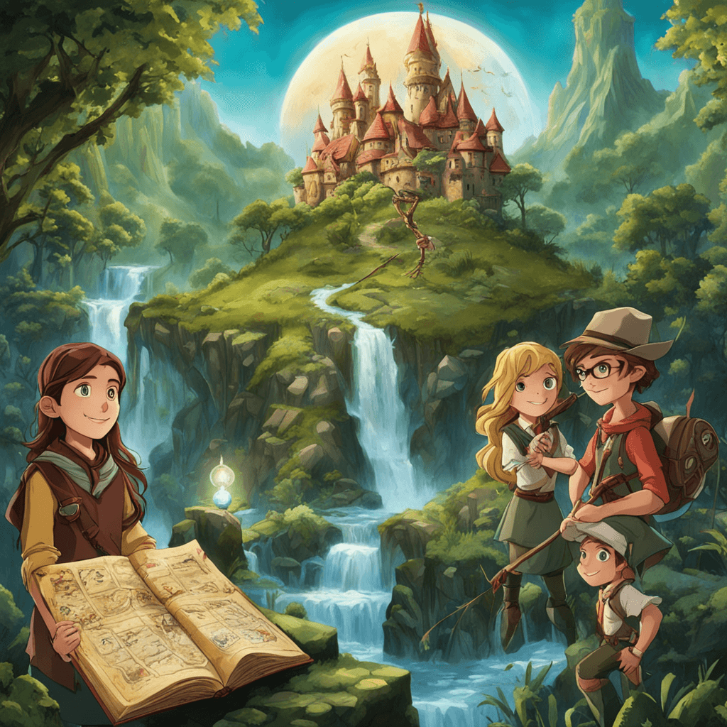 "The Enchanted Puzzle Quest"

Synopsis:
A young adventurer stumbles upon a mysterious puzzle that, when solved, unlocks a hidden realm filled with magical creatures. To return home, they must solve a series of increasingly complex puzzles, each revealing a new piece of the enchanted world's secrets.