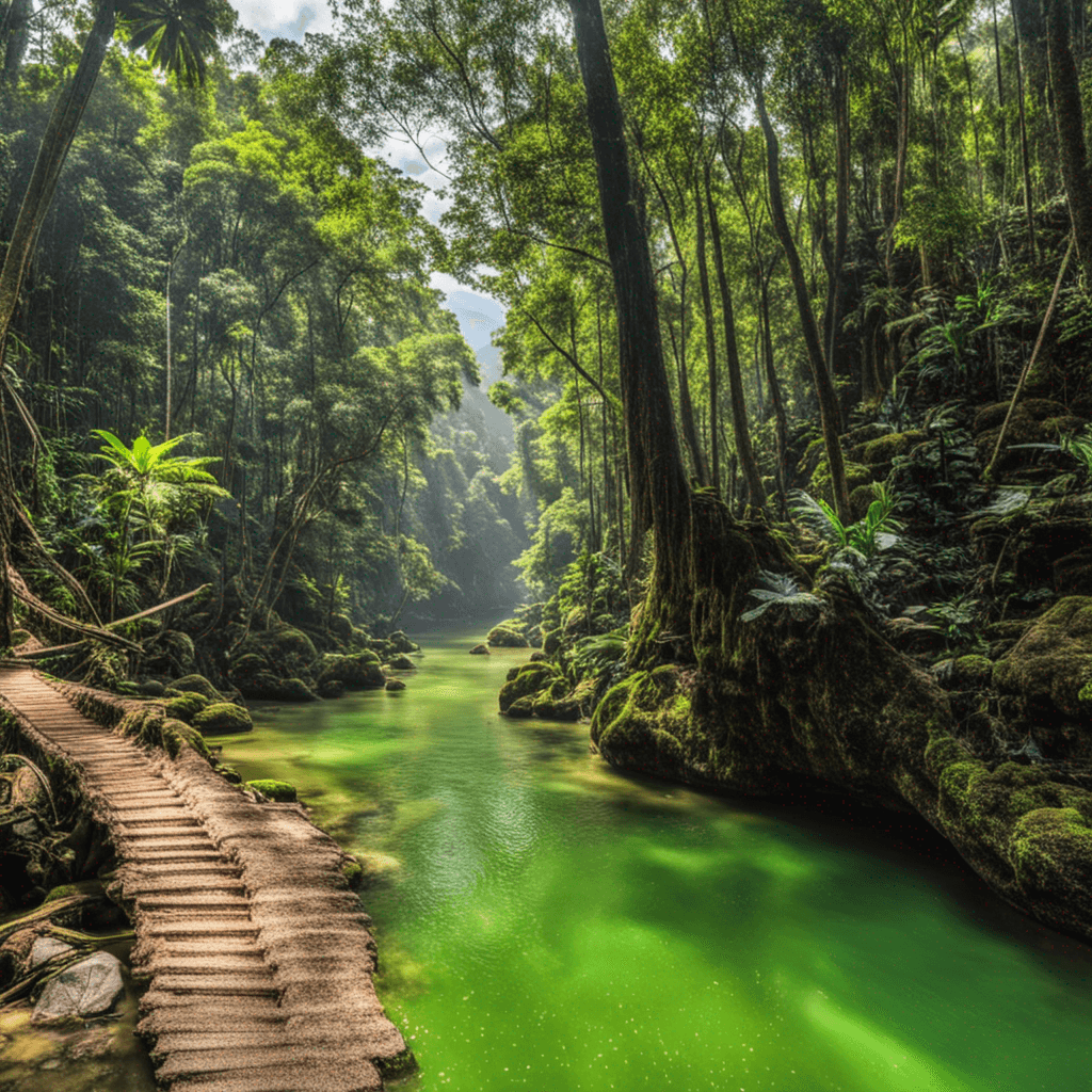 a picture of a rainforest in palawan philippines
