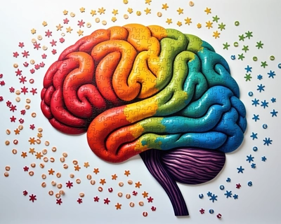 A PICTURE OF DRUGS AND BRAIN DAMAGE IN 22 PIECES EACH PIECE CONTAINS ONE PART OF THE SENTENCES  : 
1.	"Choose Hugs, Not Drugs.": Advocates seeking comfort and connection through relationships, not drugs.
2.	"Stay Drug-Free and Reach for the Stars.": Promotes reaching for one's dreams without the influence of drugs.
3.	"Keep Your Mind Clean, Stay Drug-Free.": Stresses the importance of mental clarity and sobriety.
4.	"Drugs Destroy, Families Rebuild.": Acknowledges the damage drug abuse can cause and the process of rebuilding.
5.	"Choose Life, Not Drugs.":  Advocates choosing life over drug use.
6.	"Hugs Heal, Drugs Steal.": Compare the healing power of human connection to the destructive nature of drugs.
7.	"Stay Strong, Stay Drug-Free.": Encourages strength in maintaining a drug-free lifestyle.
8.	"Your Family Needs You Drug-Free.": Highlights the importance of being present for one's family.
9.	"Choose Freedom, Not Addiction.": Encourages selecting a life of freedom over the chains of addiction.

10.	"Addiction Steals, Recovery Heals.": Contrasts the harm of addiction with the healing power of recovery.

11.	"Choose Health, Not Harm.": Advocates making choices that promote health rather than causing harm.

12.	Live free, live drug-free

